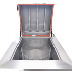 Industrial Rotary Table Ultrasonic Washing Machine For Automatic Metal Parts Engine Parts