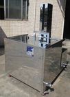 Wheel Rim Cleaning Ultrasonic Engine Cleaner Plc Controlled With Hydraulic Lift