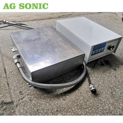 Botton / Side Mounted Submersible Ultrasonic Transducer Remove Oil Pipe Cleaning