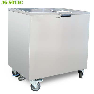 168L 230L Kitchen Hood Stainless Steel Soak Tank With Lockable Castor Wheels