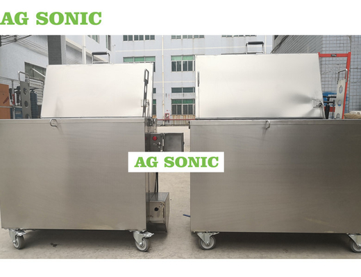 Ultrasound Heated Soak Tank Stainless Steel 304 For Cleaning Kitchen Duct / Hood Filters
