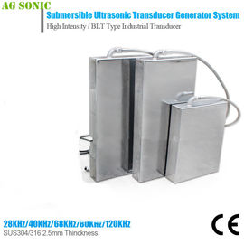 Waterproof Immersible Ultrasonic Transducer , Ultrasonic Vibration Generator