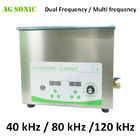 Effective Tabletop Multi Frequency Ultrasonic Cleaner Systems 40KHz / 80KHz / 120KHz