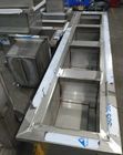 Multistage Ultrasonic Cleaning Machine , Semi Automatic Cleaning Systems SUS304