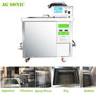 Stripped Aluminum Ultrasonic Machine Cleaning Equipment for Industry Use 135 Liters