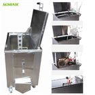 Cleaning Metal Kitchen Soak Tanks Automated Lifting System For Basket 230 / 350 Litre
