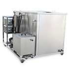 Multistage Ultrasonic System With Ultrasonic And Heating Cleaning With Basket Oscillation System Rinsing With Hot Water