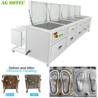 Stainless Steel Sonicator Heating Oil Bath Glass Industry Moulds Automatic Cleaning Machine