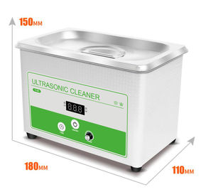 Small Benchtop Ultrasonic Cleaner 0.8L Ultrasonic Bath Cleaner For Lab  Digital Display Of Set And Actuall Timer