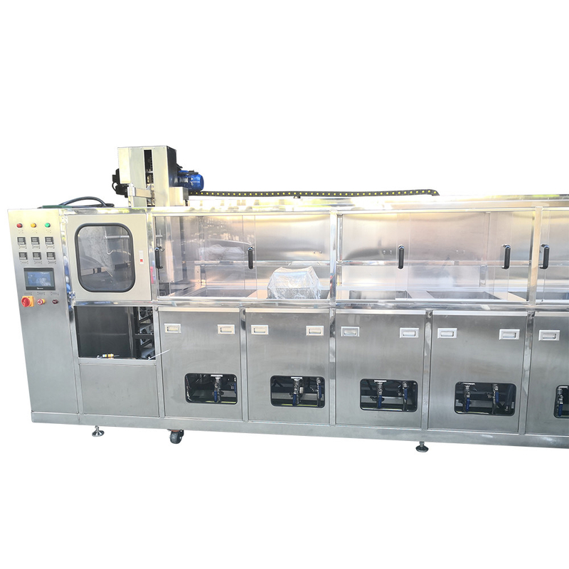 PLC Automotive Ultrasonic Cleaner Arm Full Automatic For Oil Pump Cover