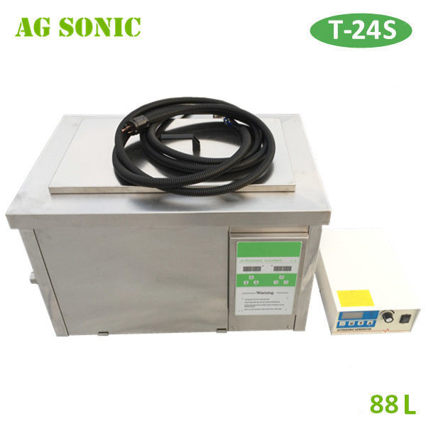 Diesel Engine Parts Ultrasonic Cleaning Machine 88L with Basket and Casters