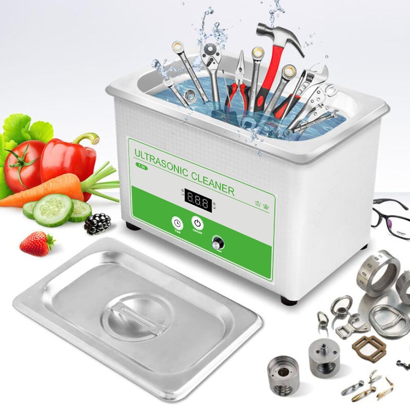 0.8L Digital Industrial Ultrasonic Cleaner For Tools , Nuts , Bolts , Power Adjustable