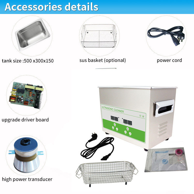 Dual Frequency 40/80Khz Medical Ultrasonic Cleaner For Hospital Cleaning