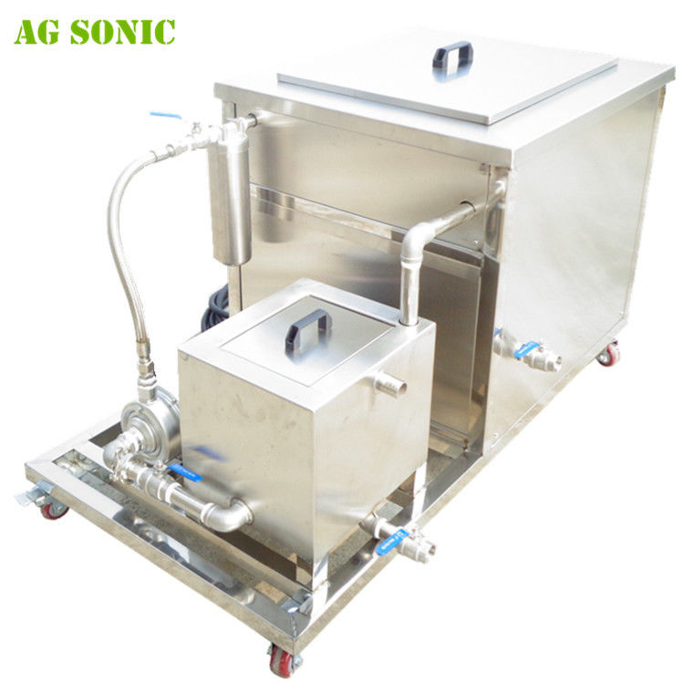 28khz Industrial Ultrasonic Cleaner for Car Fuel Tanks , Car Injectors , Carburator with Oil Skim