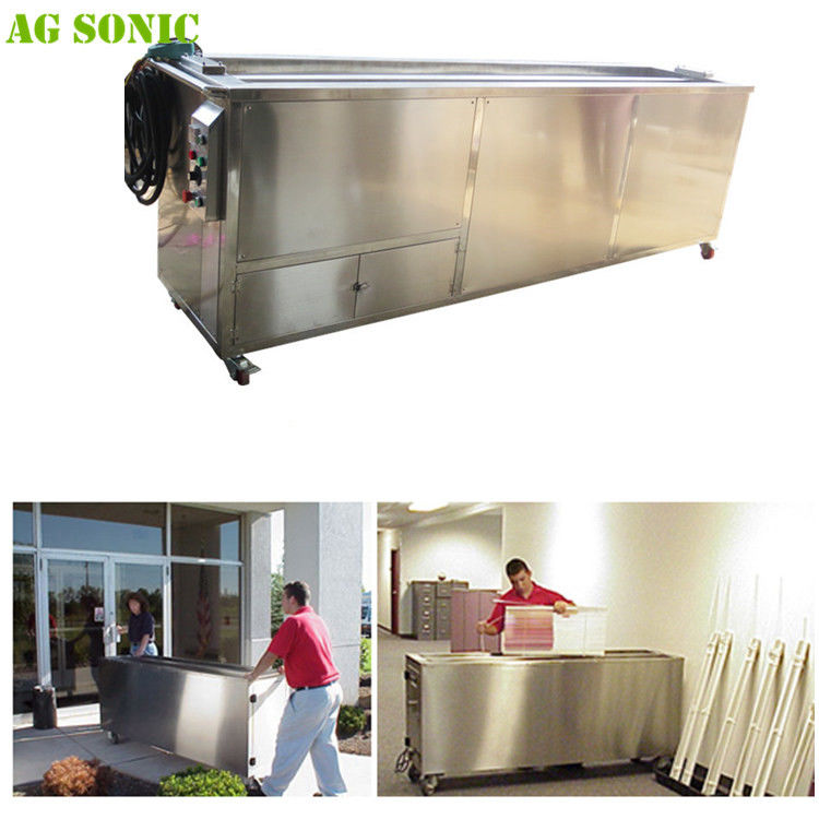Mobile Window Blinds Ultrasonic Cleaning System With Over 3 Meter Length