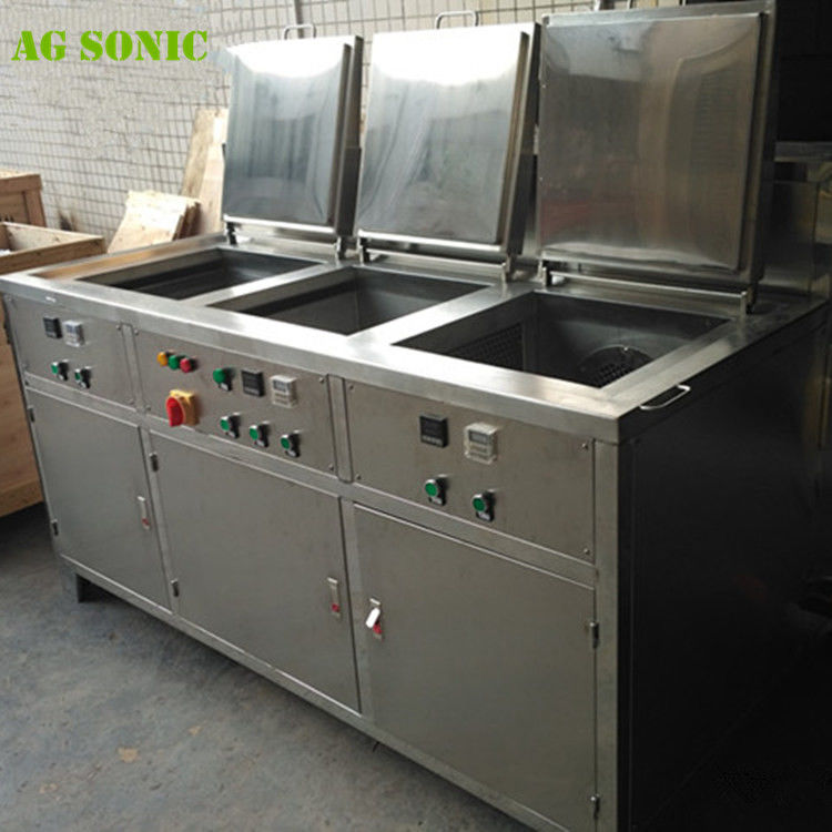 Multi Stage Ultrasonic Washing Machine , Ultrasonic Wash Tank with Drying System