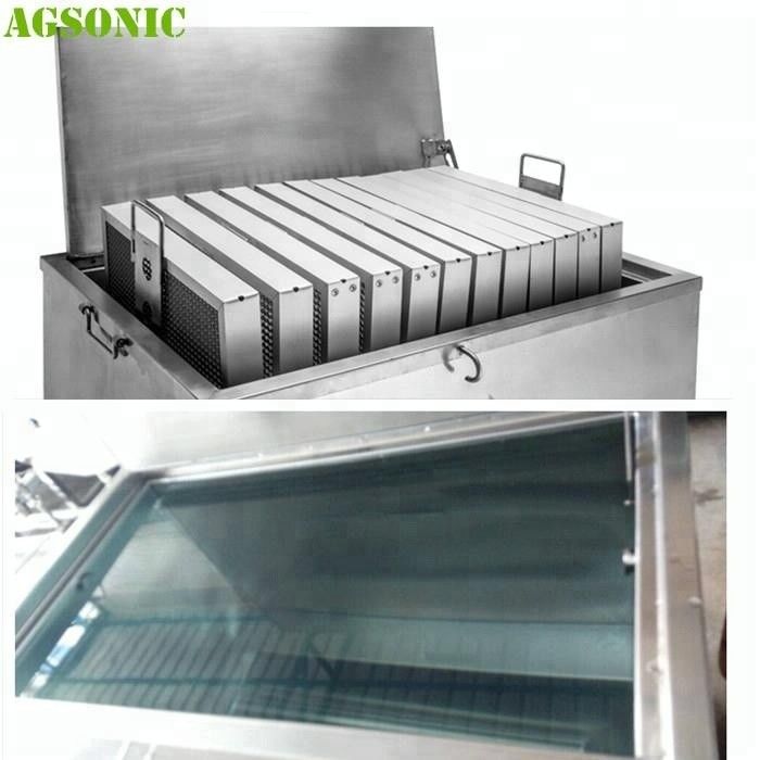 Food industry Cleaning Machine for Oven Tray Pizza Pan with Ultrasonic and Heating System