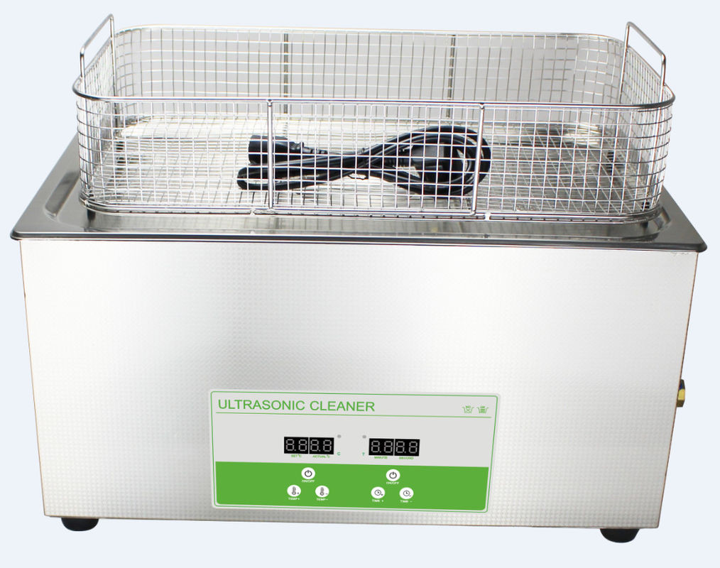 Stainless Steel Industry Heated Ultrasonic Cleaner Heater Timer 30l Axis And Shaft Parts